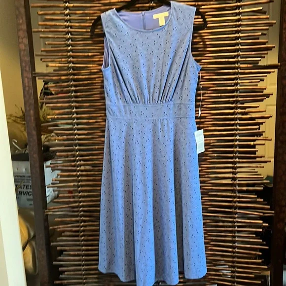 London Times | Dresses | London Times Maxi Dress Fits 8 Or Petite Size Nwt  All Over Eyelet | Poshmark